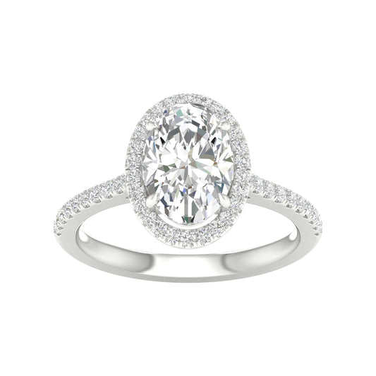 14K 2.25CT Certified Lab Grown Diamond Ring ( IGI Certified ) - Solomon Jewelers