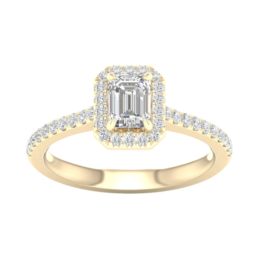 14K 1.00CT Certified Lab Grown Diamond Ring ( IGI Certified ) - Solomon Jewelers