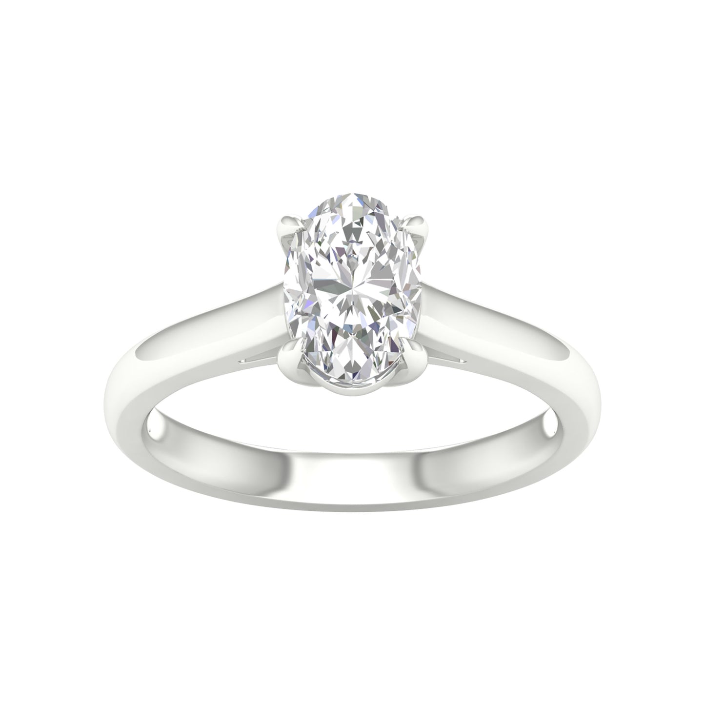 14K 1.50CT Certified Lab Grown DIAMOND Ring ( IGI Certified )