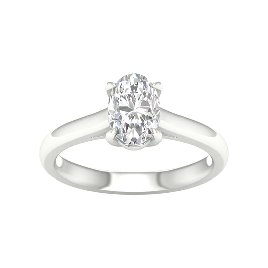 14K 1.50CT Certified Lab Grown DIAMOND Ring ( IGI Certified )