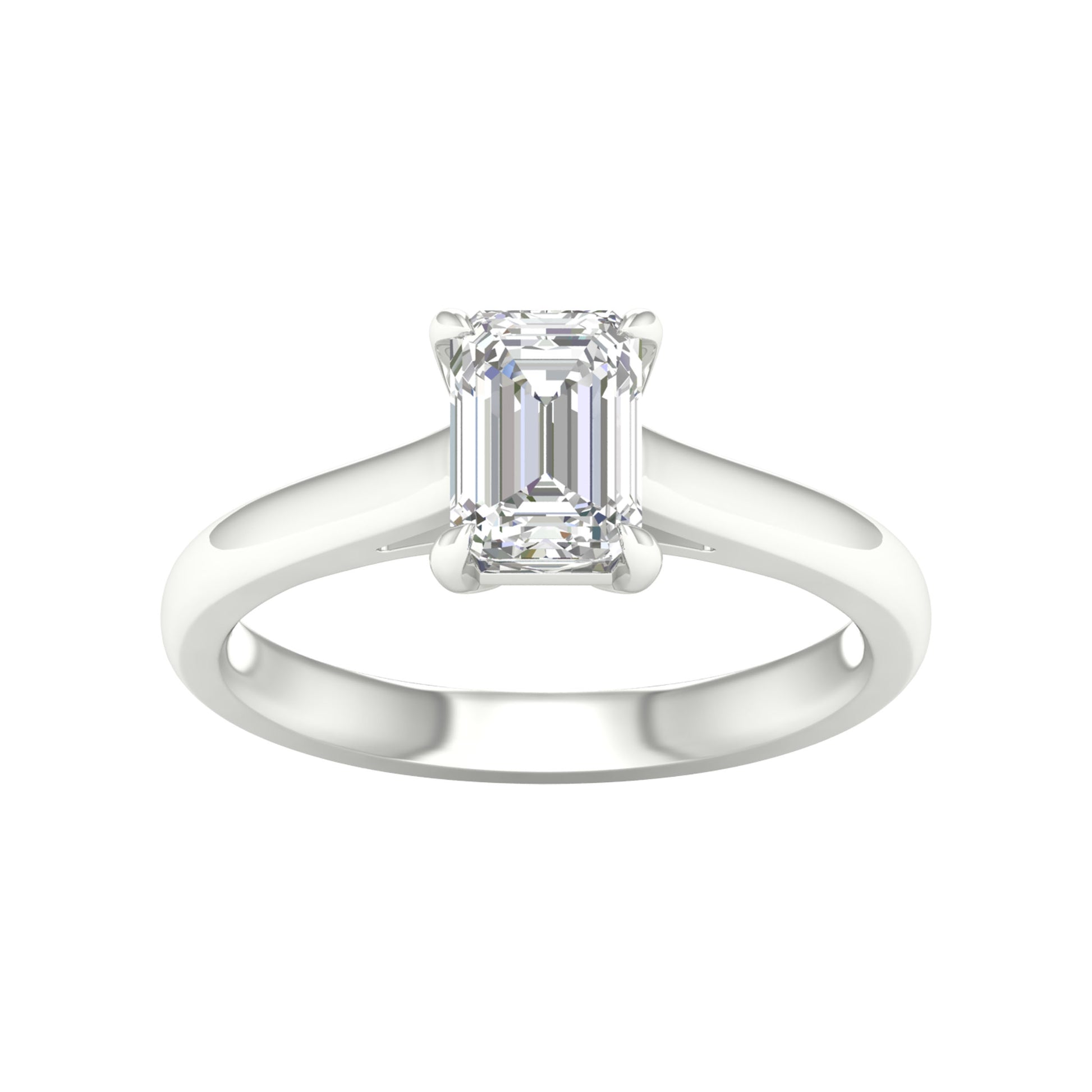 14K 1.50CT Lab Grown Solitare Ring - Solomon Jewelers