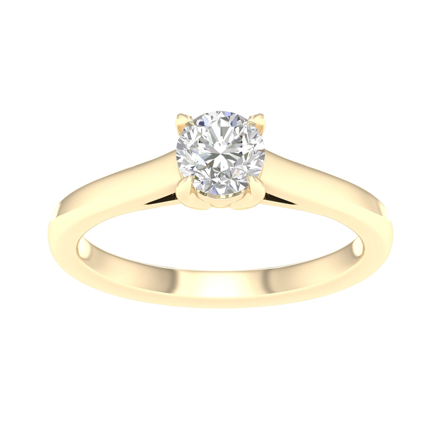 14K  0.75ct Certified Lab Grown Diamond Ring ( IGI Certified ) - Solomon Jewelers