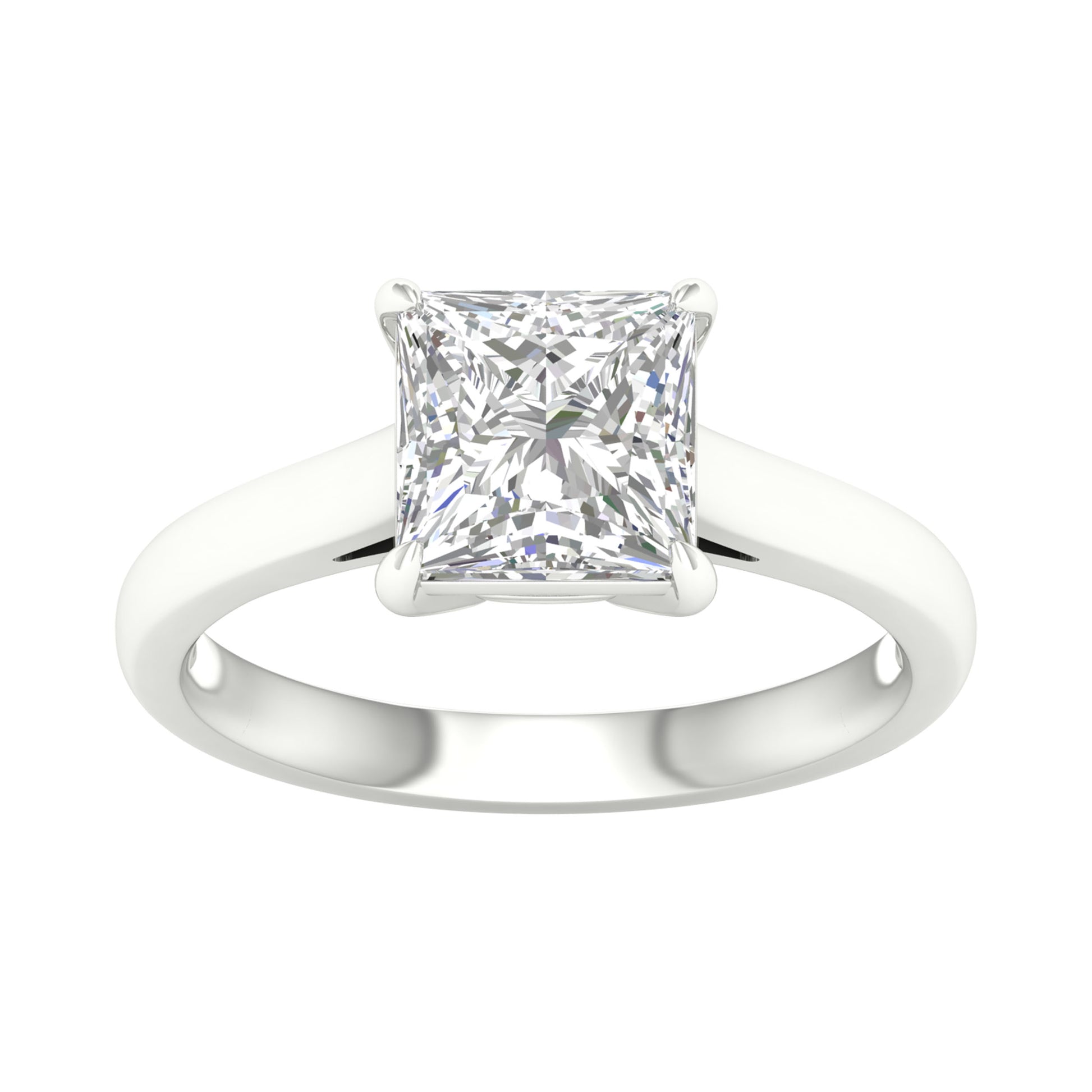 14K 3.00CT  Certified Lab Grown Diamond Ring ( IGI Certified ) - Solomon Jewelers