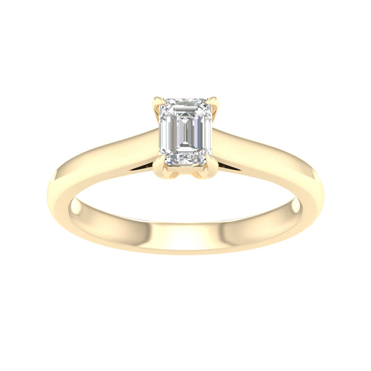 14K 0.50CT Certified Lab Grown Diamond Ring ( IGI Certified )