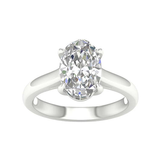 14K 3.00CT Lab Grown Diamond Ring - Solomon Jewelers