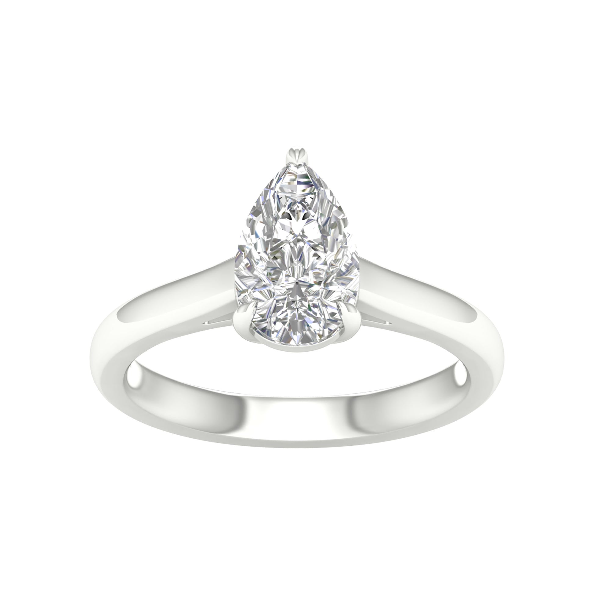 14K 1.50CT Certified Lab Grown Diamond Ring ( IGI Certified ) - Solomon Jewelers
