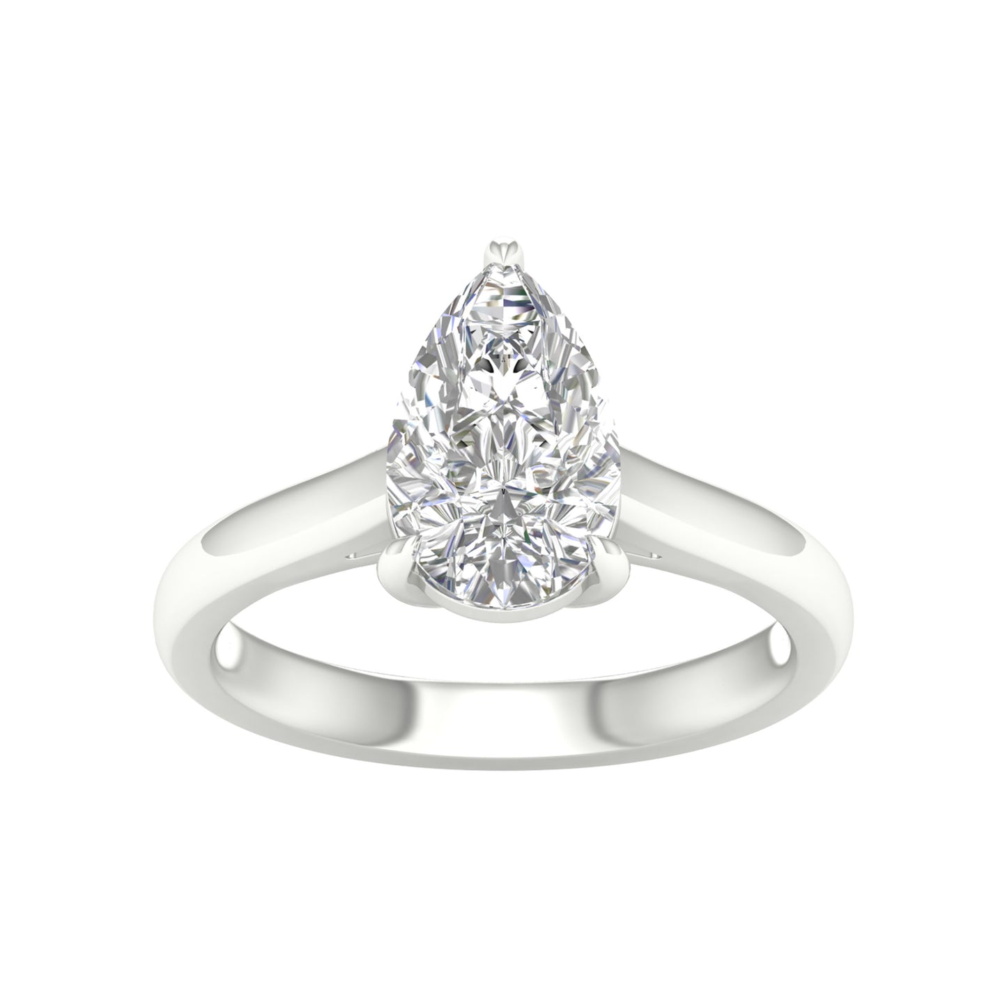 14K 2.00CT Certified Lab Grown Diamond Ring ( IGI Certified ) - Solomon Jewelers