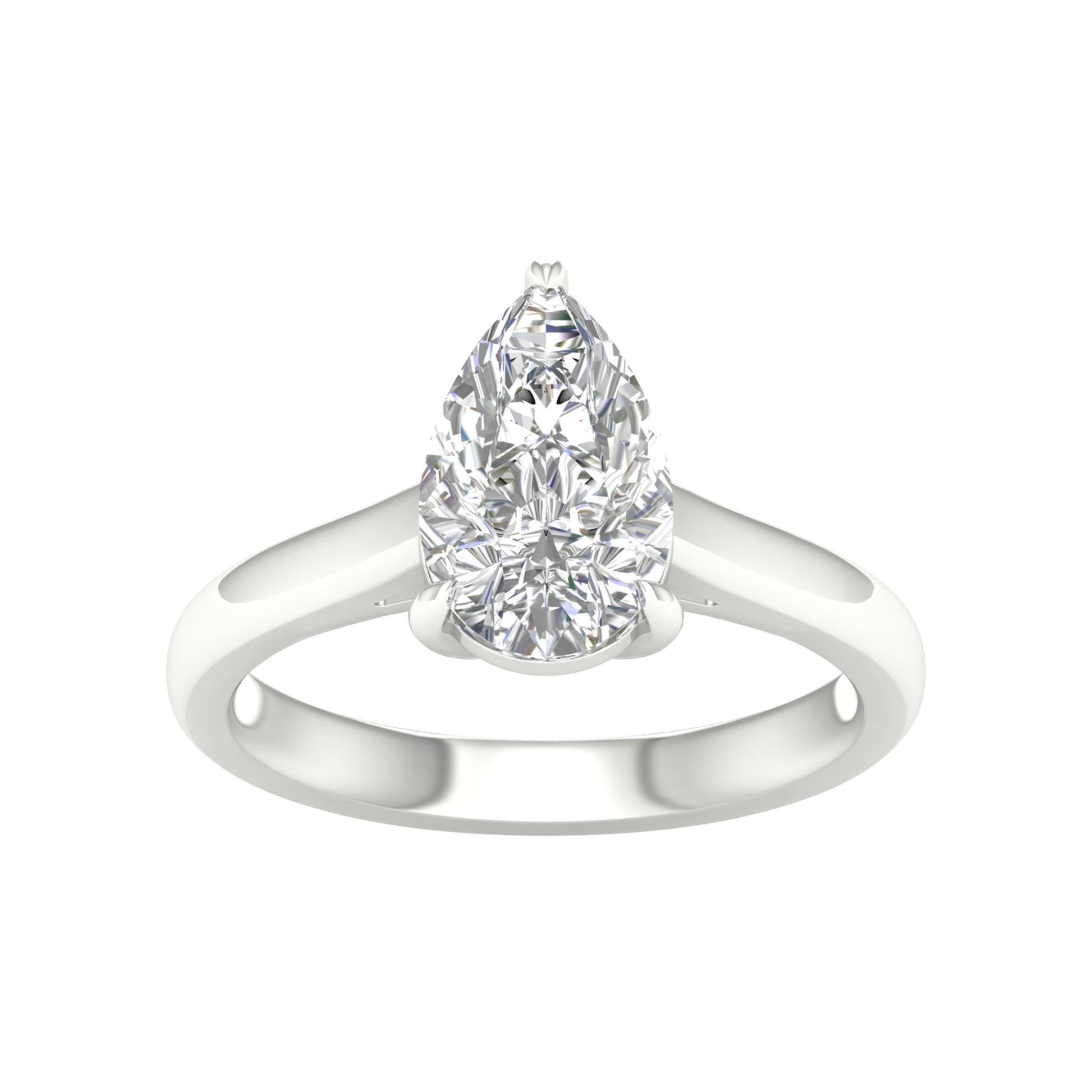 14K 2.00CT Certified Lab Grown Diamond Ring ( IGI Certified ) - Solomon Jewelers