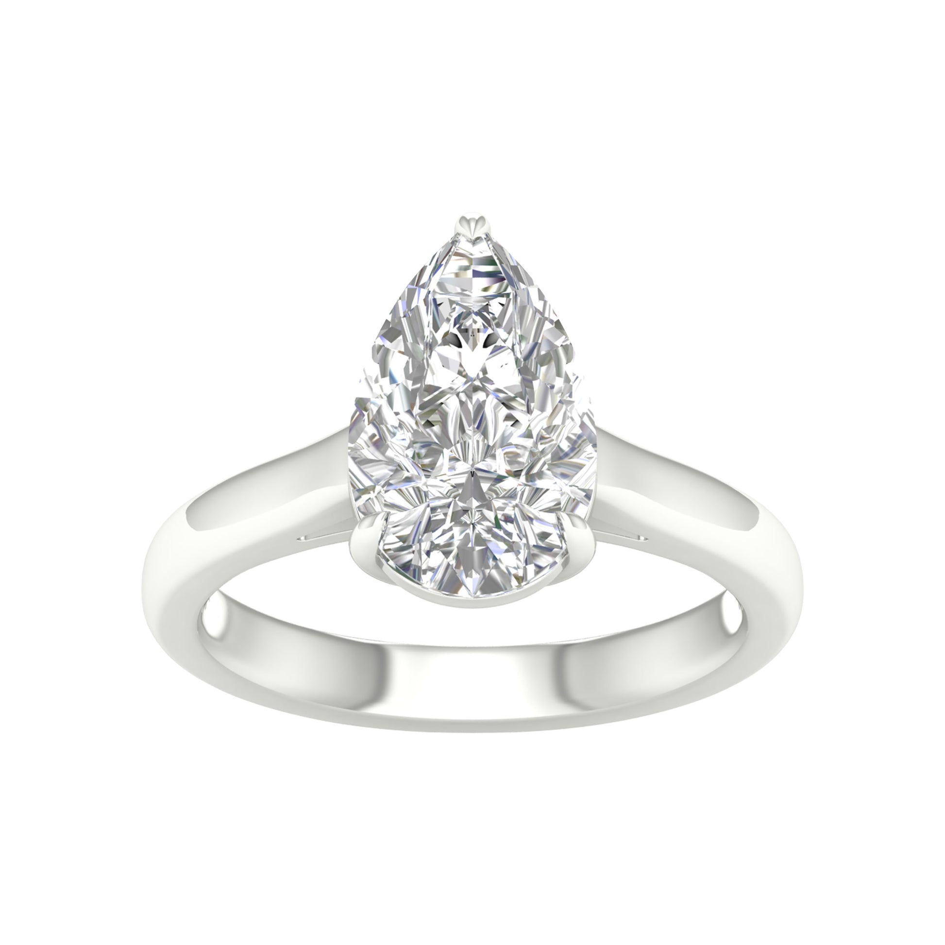 14K 3.00CT Certified Lab Grown Diamond Ring ( IGI Certified ) - Solomon Jewelers