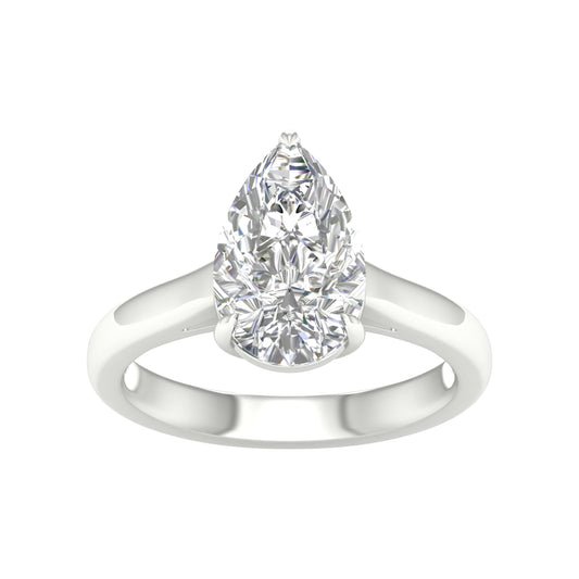 14K 3.00CT Certified Lab Grown Diamond Ring ( IGI Certified ) - Solomon Jewelers