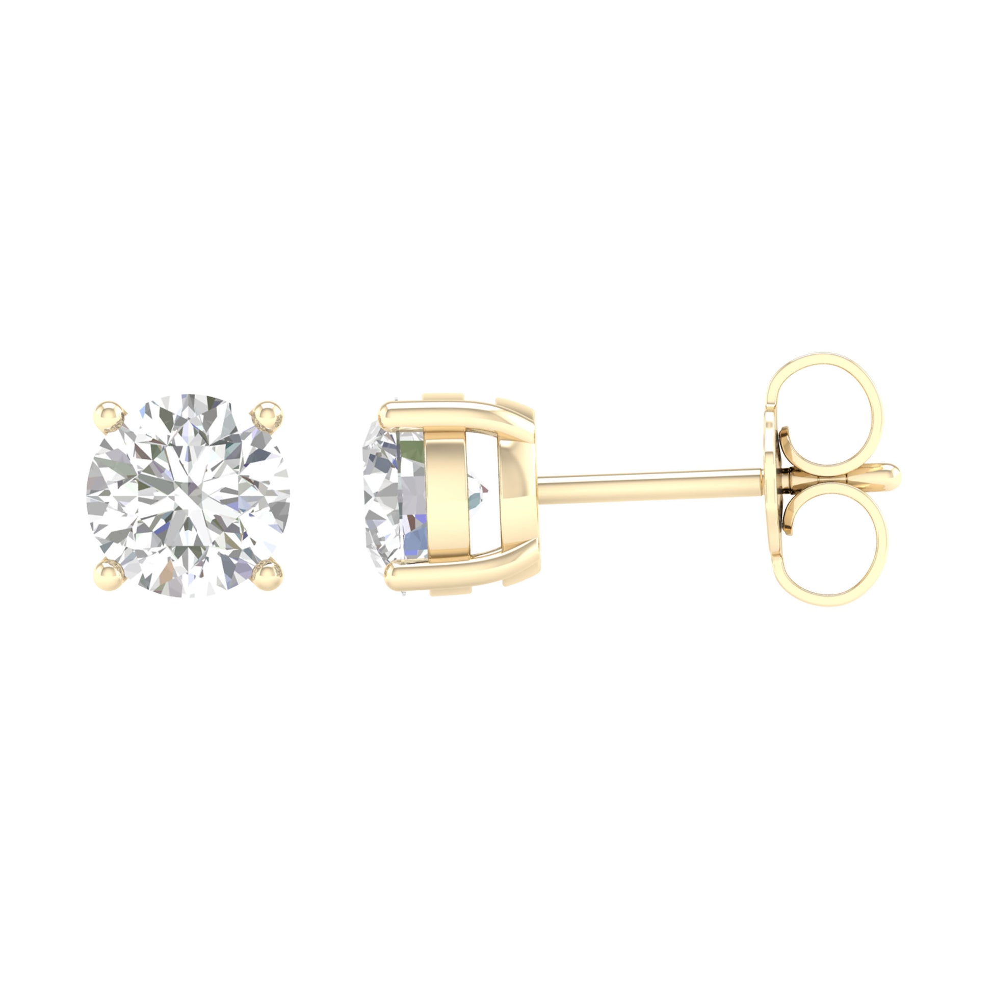 14K 1.50CT Certified Lab Grown Diamond Earring ( IGI Certified ) - Solomon Jewelers