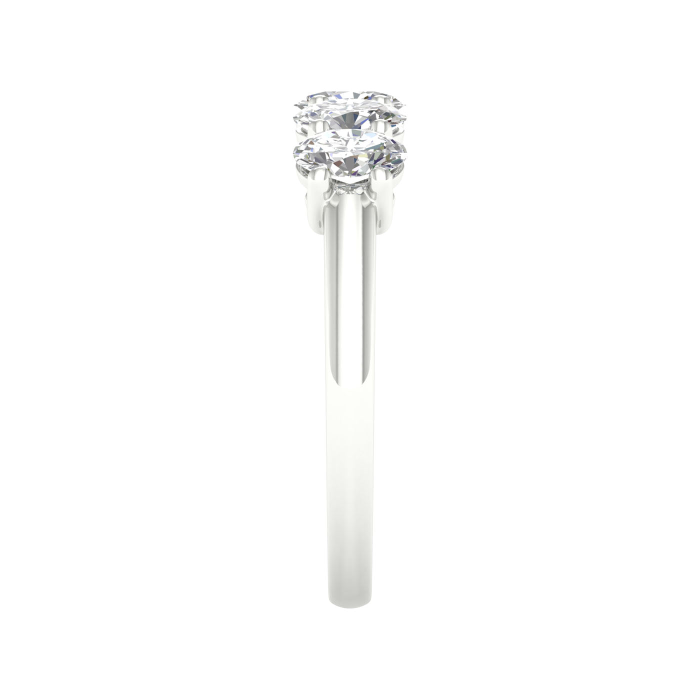 14K 1.00CT Certified Lab Grown Diamond Band - Solomon Jewelers