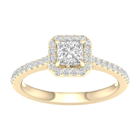 14K 1.00ct Lab Grown Engagement Ring - Solomon Jewelers