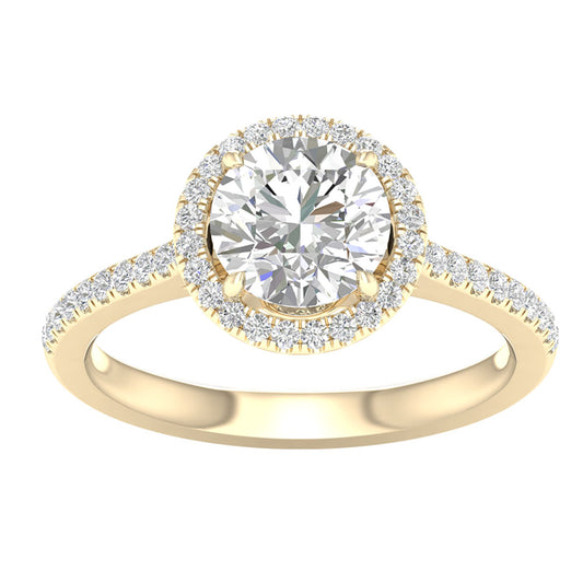14K 2.25CT Certified Lab Grown Engagement Ring - Solomon Jewelers