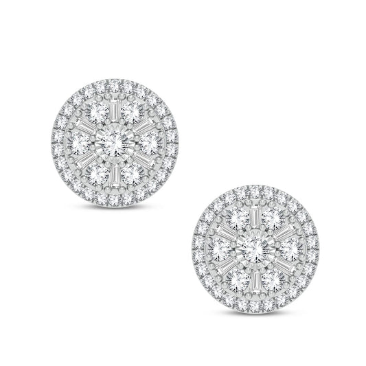 14K 0.50ct Diamond Earring - Solomon Jewelers