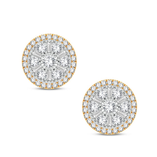 14K 0.50ct Diamond Earring - Solomon Jewelers