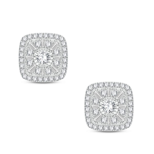 14K 0.50ct Diamond Earring - Solomon Jewelers