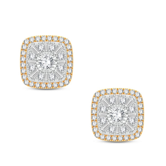 14K 0.50ct Diamond Earring - Solomon Jewelers