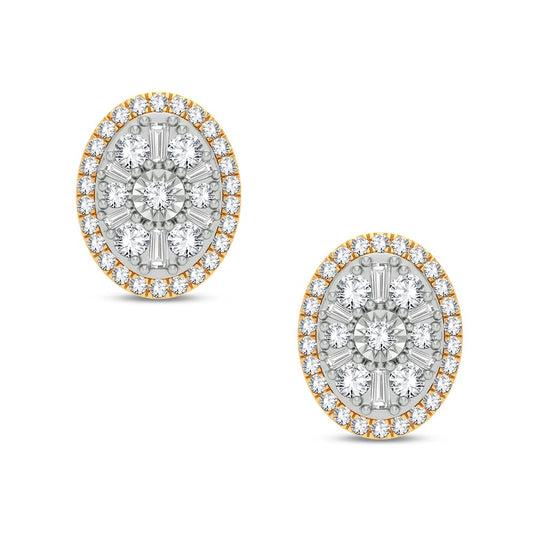 14K 0.50ct Diamond Earring - Solomon Jewelers