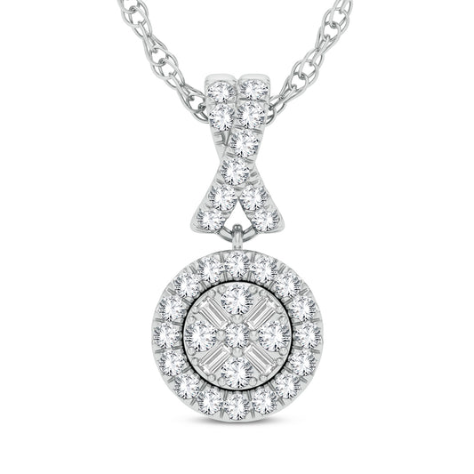 10K 0.20ct Diamond Pendant - Solomon Jewelers