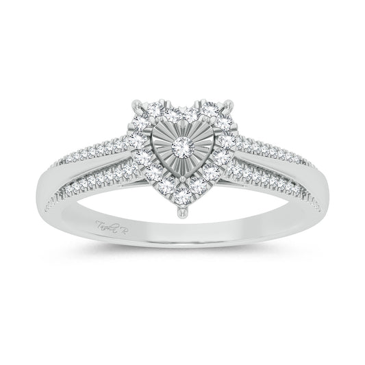10K 0.15ct Diamond Ring - Solomon Jewelers