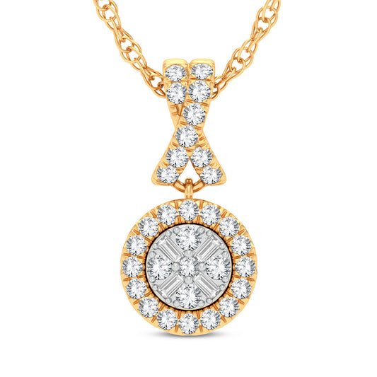10K 0.20ct Diamond Pendant - Solomon Jewelers