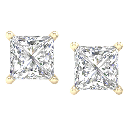 14K 0.50ct Certified Lab GrownStud Earrings - Solomon Jewelers
