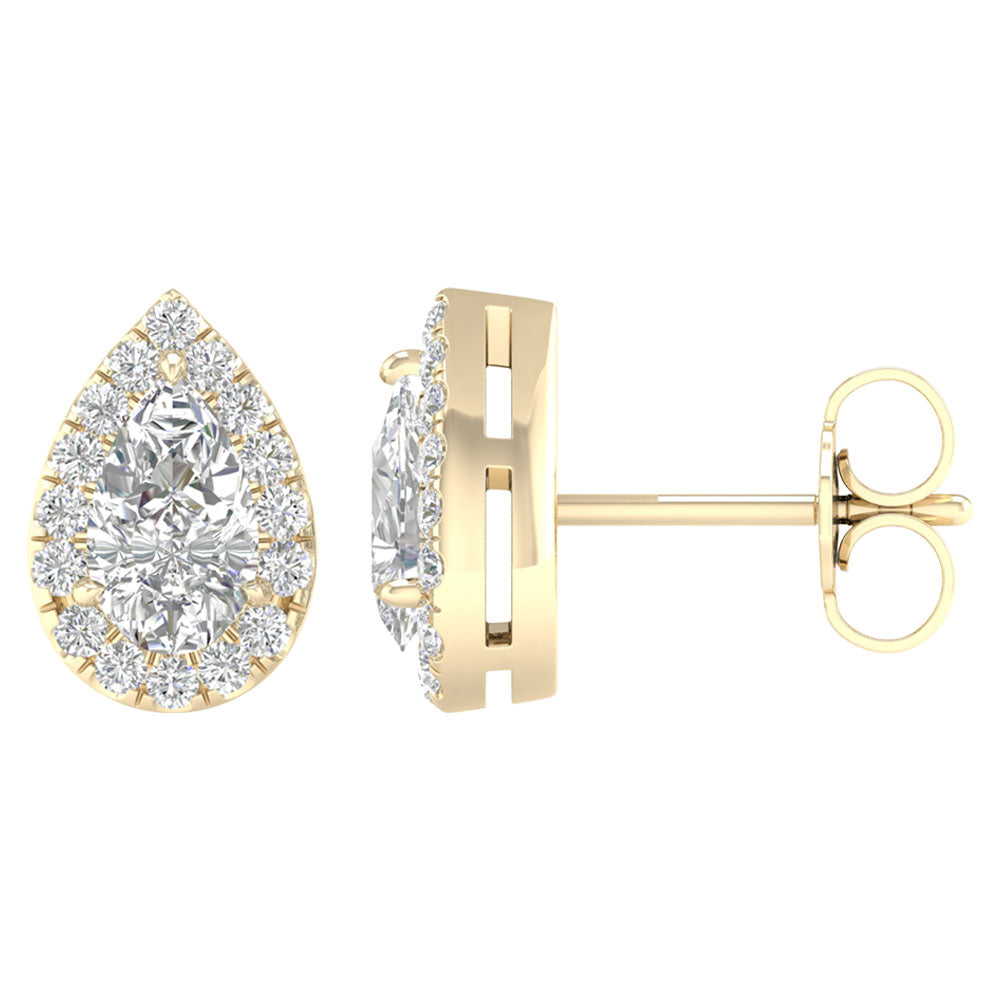 14K 1.15ct Lab Grown Earrings