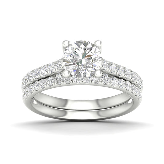 14K 2.00CT Lab DIAMOND Bridal Ring