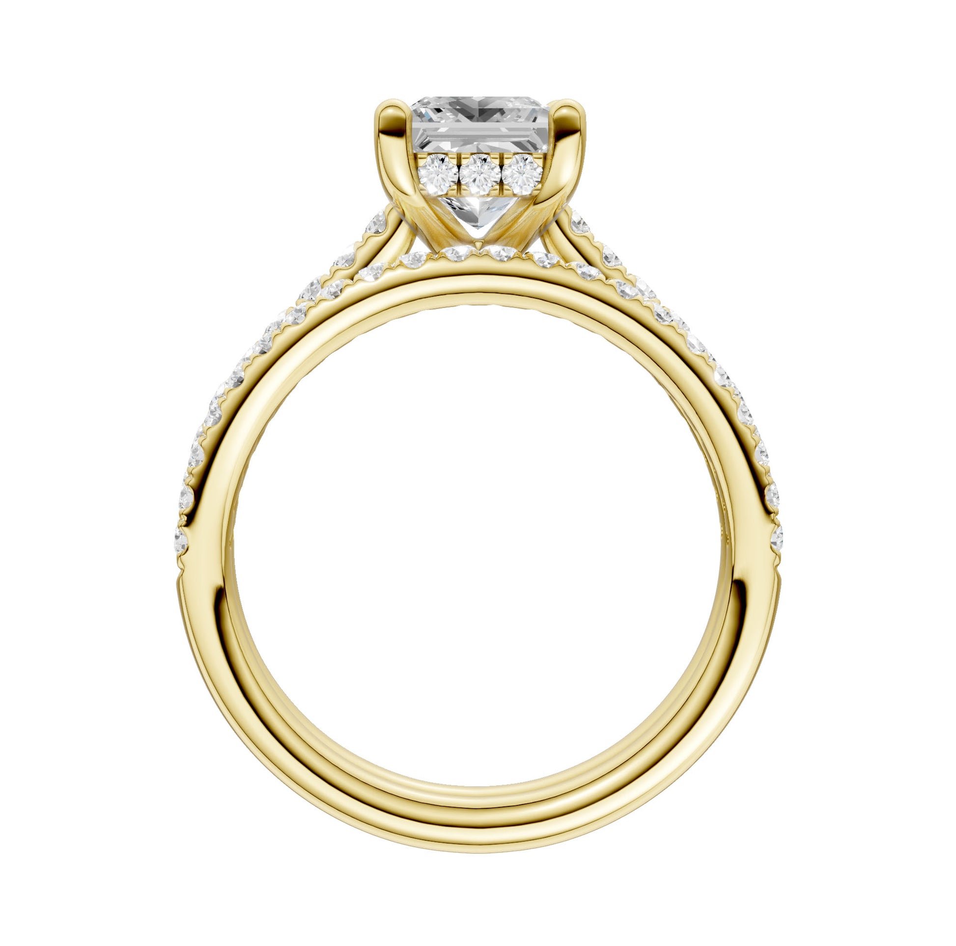 14K 2.50CT  Lab Diamond Bridal Ring - Solomon Jewelers