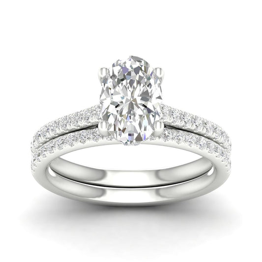 14K 2.50CT Lab Grown Diamond Bridal - Solomon Jewelers