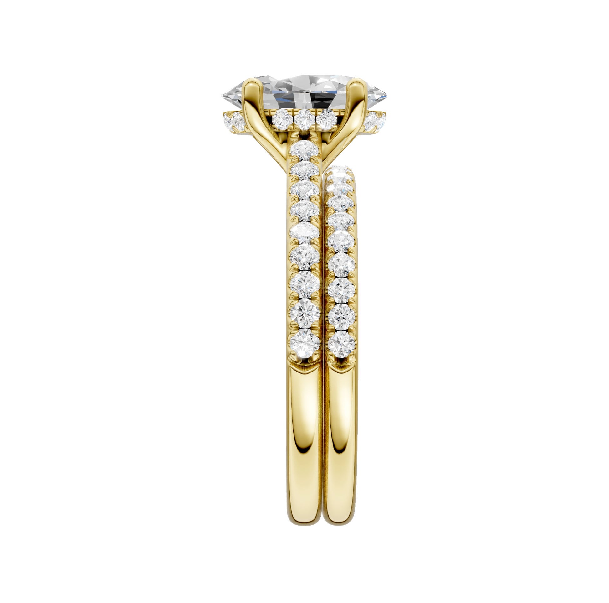 14K 2.50CT Lab Grown Diamond Bridal - Solomon Jewelers