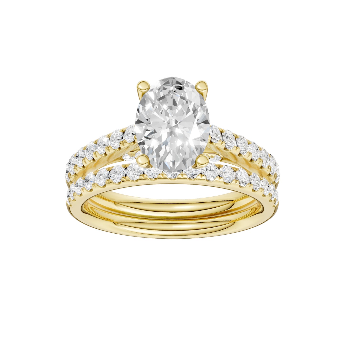 14K 2.33CT Lab Grown DIAMOND Bridal