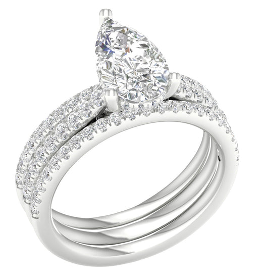 14K 2.75CT Certified Lab Grown DiamondBridal Ring