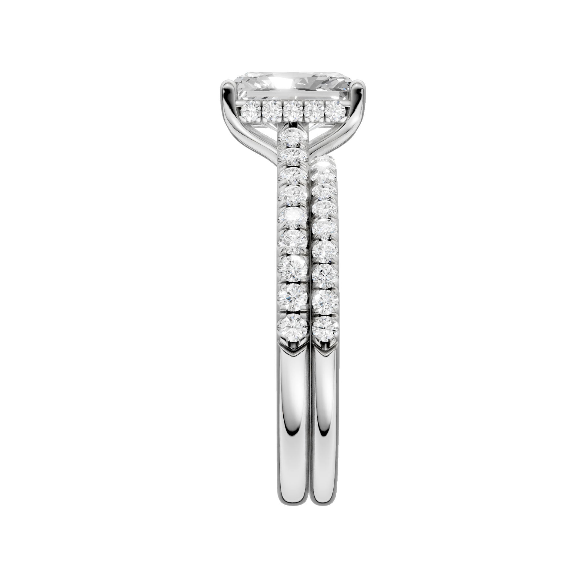 14K 2.50ct Lab Grown Diamond Bridal Set - Solomon Jewelers