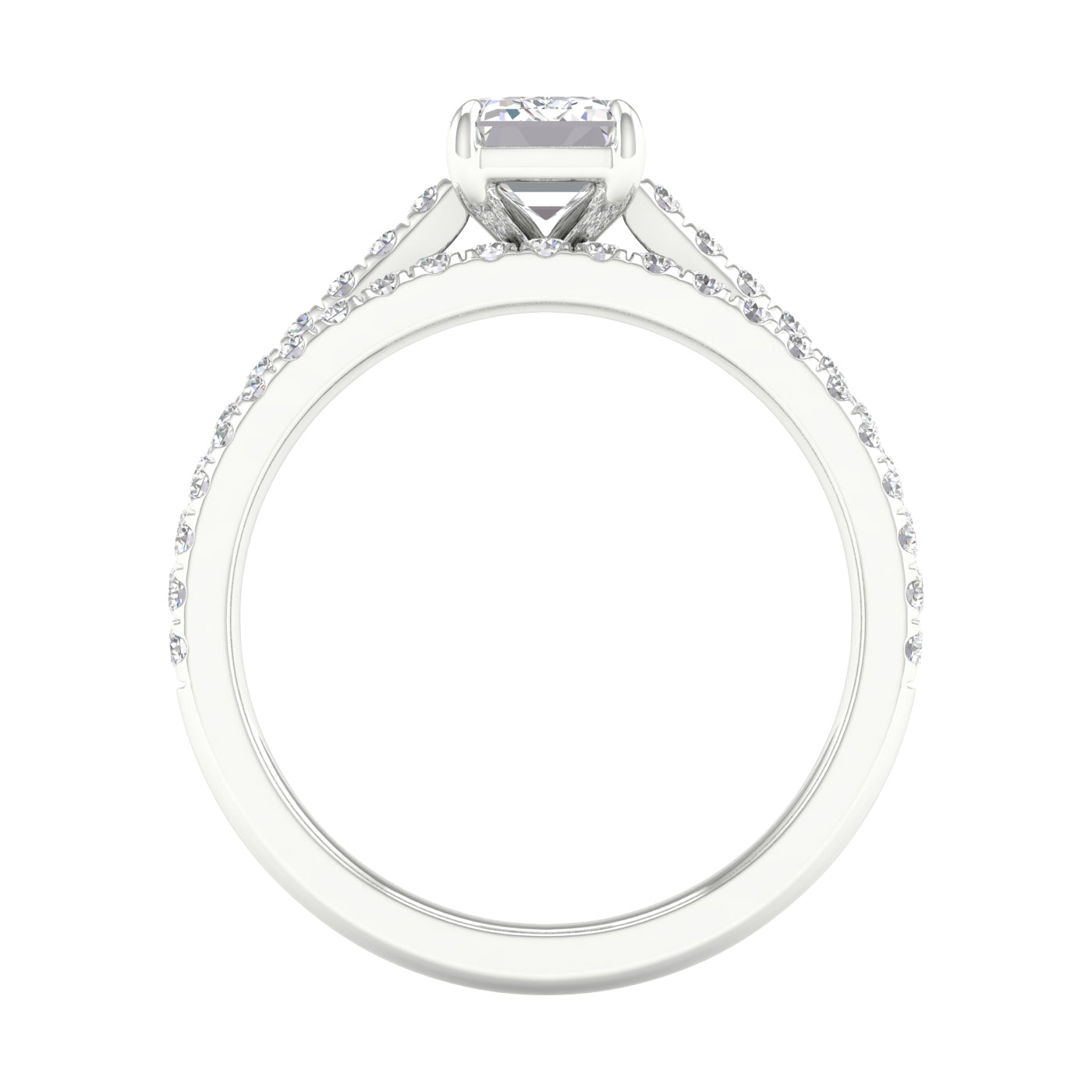 14K 1.50CT Certified Lab Grown Diamond Bridal Set - Solomon Jewelers