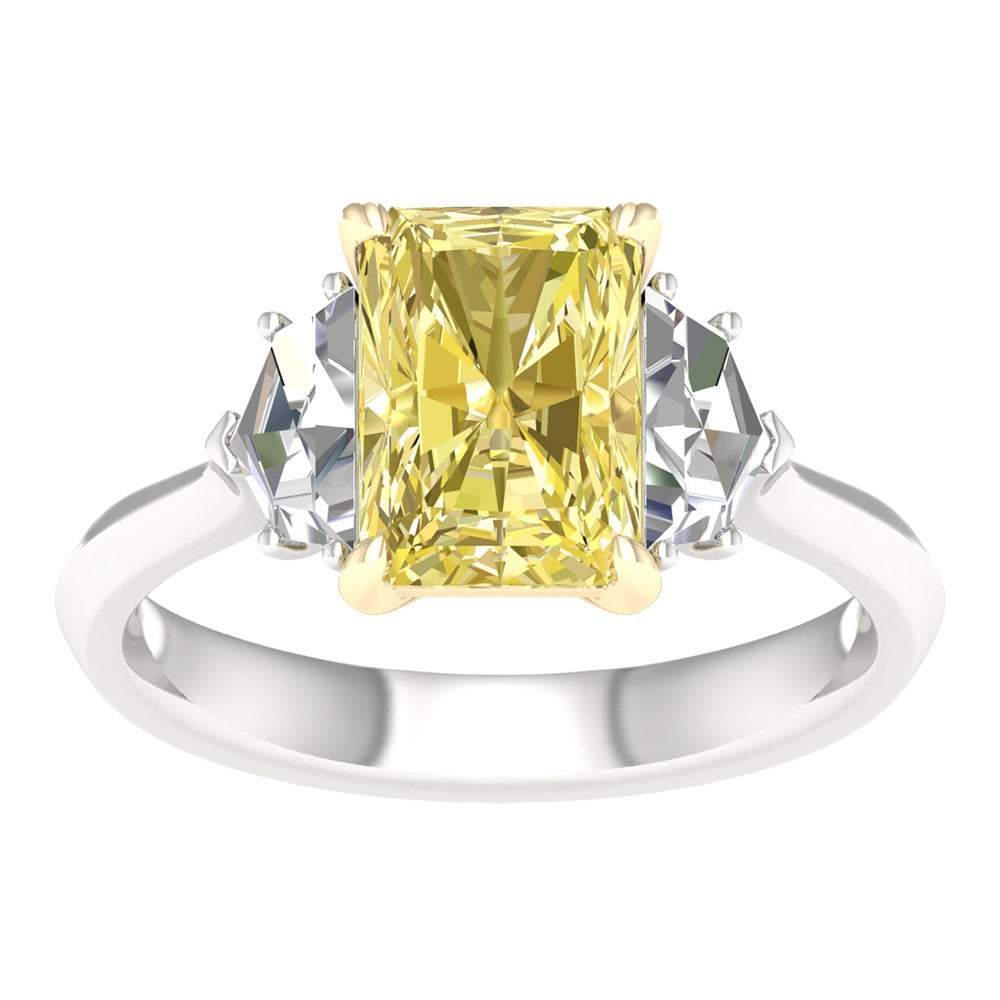 14K 2.91CT  Lab Grown DIAMOND Engagement Ring