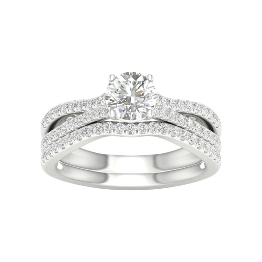 14K 1.40CT Lab Grown DIAMOND Bridal Set