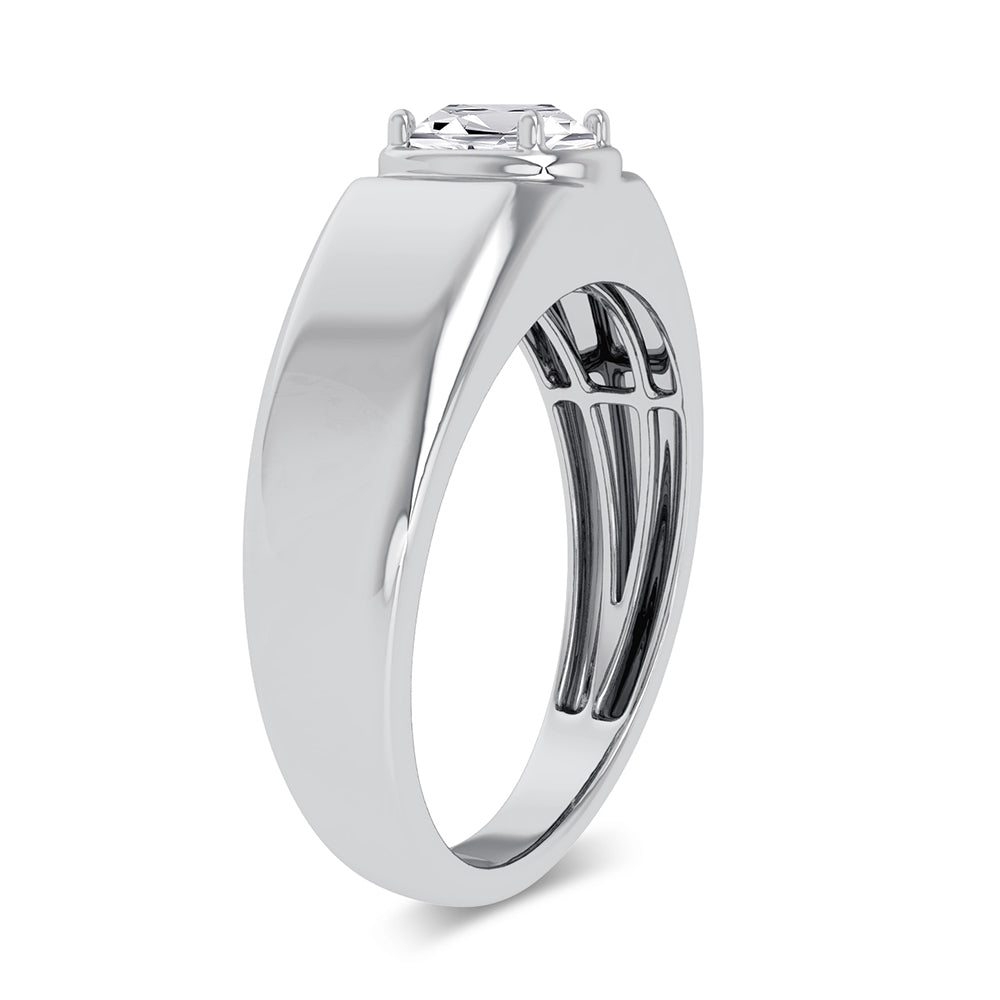 14K 1.00CT Lab Grown Diamond Mens Ring - Solomon Jewelers