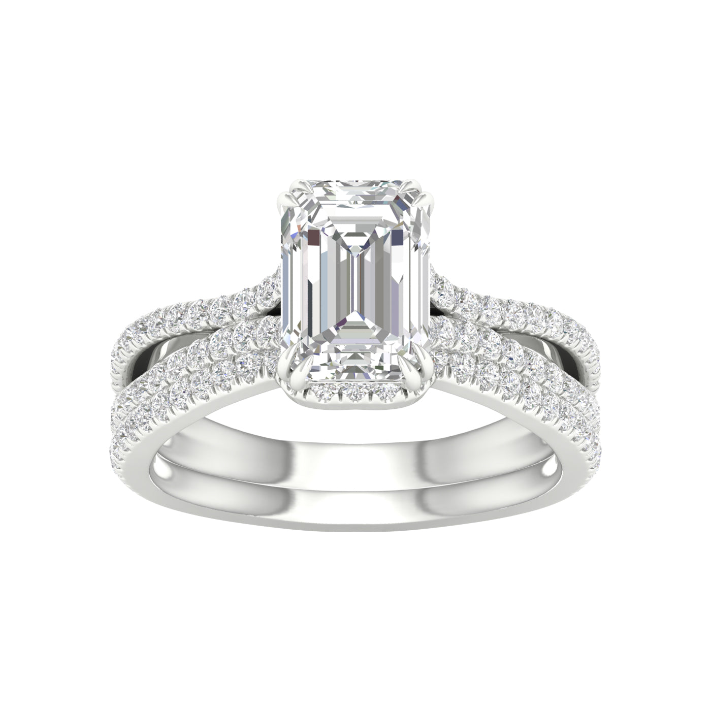 14K 1.81CT Certified Lab Grown DIAMOND Bridal