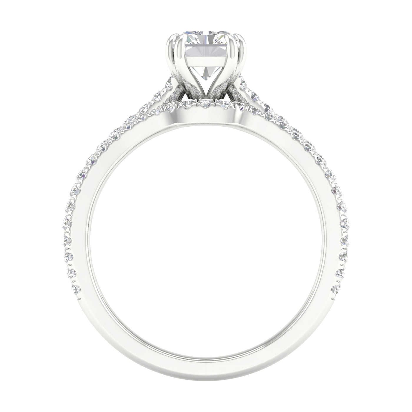 14K 1.50CT Lab Grown Diamond Bridal Set - Solomon Jewelers