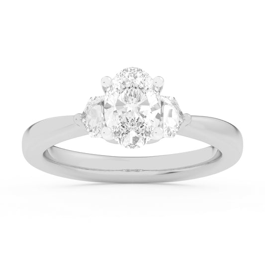 14K 3.57CT Lab Grown Engagement Ring