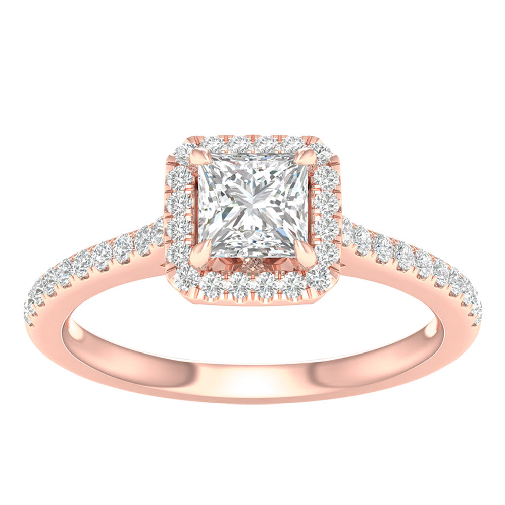 14K 1.25CT  Lab Grown DIAMOND Engagement Ring