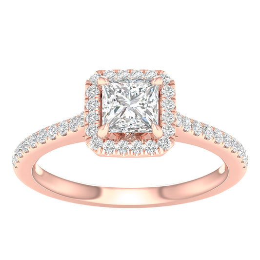 14K 1.25CT  Lab Grown DIAMOND Engagement Ring