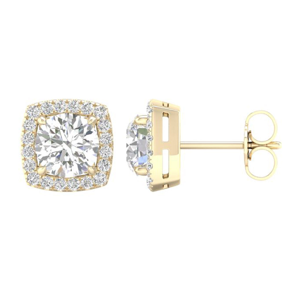 14K 1.16CT Lab Grown Earrings - Solomon Jewelers