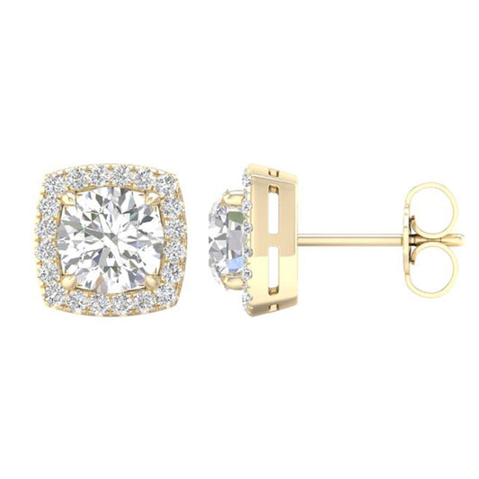 14K 1.16CT Lab Grown Earrings - Solomon Jewelers