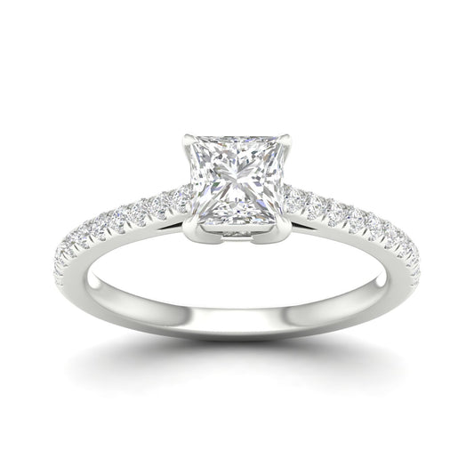 14k 1.00CT Lab Diamond Ring - Solomon Jewelers