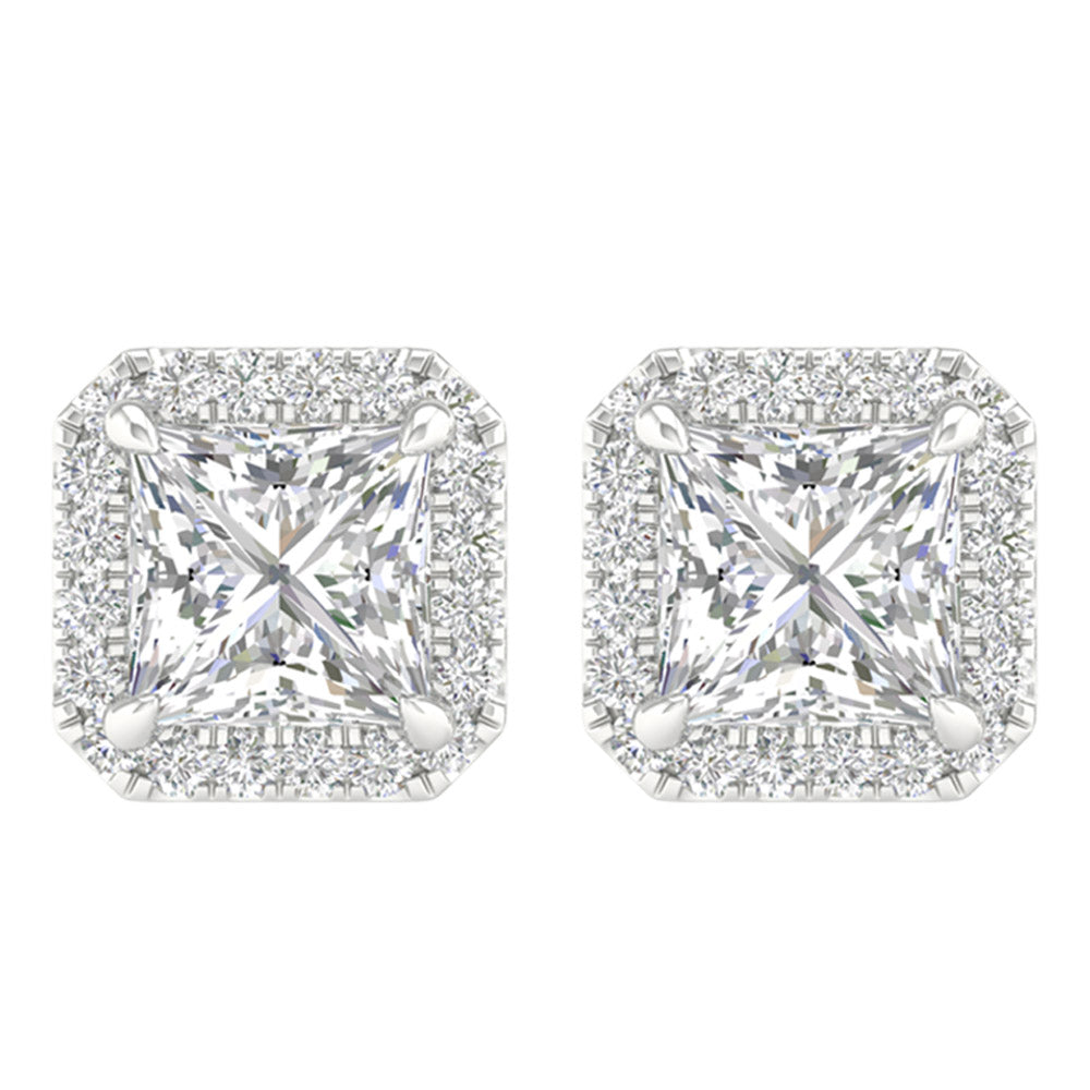 14K 2.25ct Certified Lab Grown Diamond Earrings ( IGI Certified ) - Solomon Jewelers