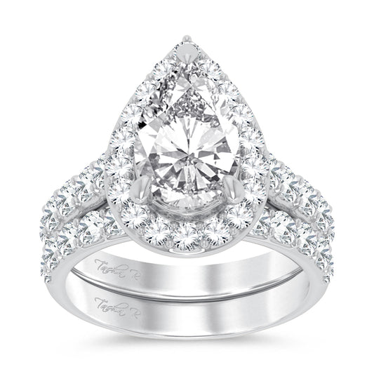 14K 5.00CT Certified Lab Grown Diamond Bridal Ring - Solomon Jewelers