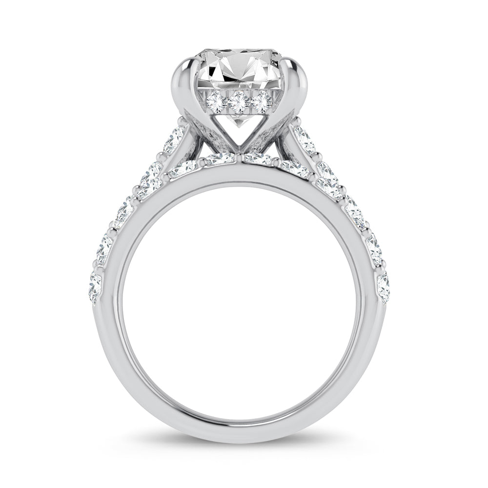 14K 5.00CT Certified Lab Grown Diamond Bridal Ring - Solomon Jewelers